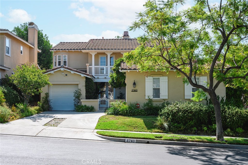 perfect home located behind the prestigious gates of the La Vina Community. This home exemplifies an ideal open floorplan, soaring ceilings & an abundance of natural light. Welcoming entry leads to a formal dining and living room. Gourmet kitchen featuring granite counters, spacious pantry and stainless steel appliances flows into a family room complete with built in cabinetry and fireplace. Three bedrooms including the master suite are located on the second floor. Both upstairs bathrooms have been recently renovated with the finest materials and exquisite attention to detail. Additionally, the lower level features an additional bedroom and powder bath off of the laundry room which leads directly to the garage. Landscaped grounds are a perfect setting for playing and entertaining. Complex amenities include pool, playground and gated security. Conveniently located near freeways, Old Town Pasadena and Downtown L. A.