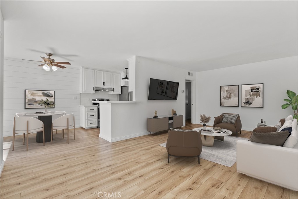 Welcome home, to a stylish and inviting 1-bedroom, 1-bathroom condo situated in the vibrant community of Sherman Oaks. With 687 square feet of thoughtfully designed living space, this residence offers both comfort and modern convenience. As you step inside, you are greeted by a bright, open living area that seamlessly flows into a well-appointed kitchen, featuring ample cabinetry and counter space—perfect for cooking and entertaining. The spacious bedroom is a private retreat, complete with generous closet space to accommodate all your storage needs. The full bathroom is both functional and elegant, adding to the overall appeal of this charming unit. Set within a beautifully maintained building, residents enjoy amenities such as secure entry and covered parking, enhancing both security and convenience. Located just moments away from Ventura Boulevard, this condo offers easy access to some of Sherman Oaks' best dining, shopping, and entertainment options. Whether you’re a first-time homebuyer or looking for a stylish and low-maintenance living option, 4558 Willis Ave #102 presents an excellent opportunity to experience the best of Sherman Oaks living. Don’t miss your chance to make this wonderful home your own!