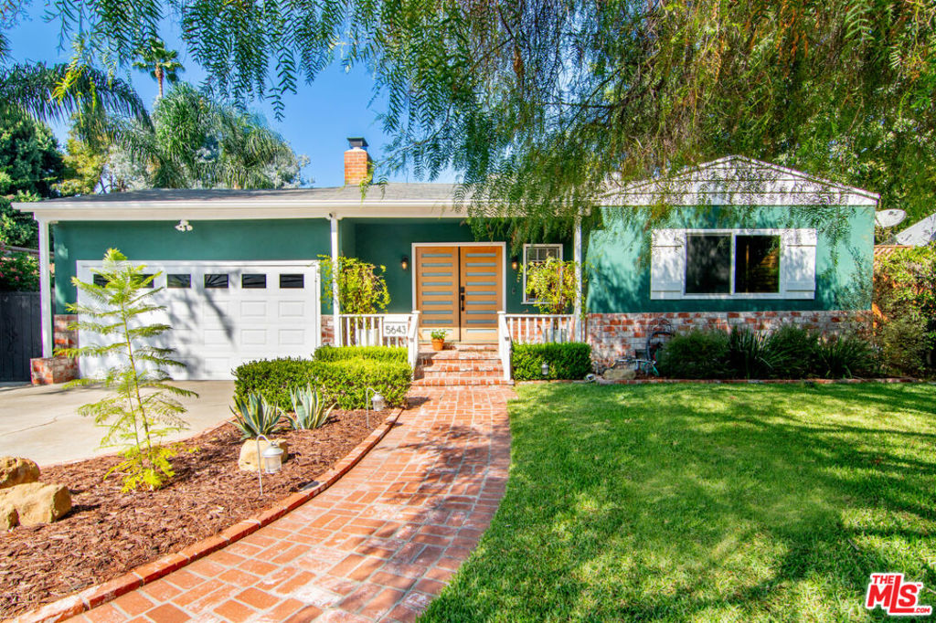 Beautiful home located in Sherman Oaks. This three bed, two bath home situated on a tree-lined street is not to be missed. From the curb appeal, to the backyard, this is a true gem of a home! Featuring right around 1,900 square feet, the open floor plan is inviting from the moment you enter the home through the double doors. The kitchen features stainless steel appliances, freshly updated paint and plantation shutters throughout. A step-down living room is quit cozy and ideal for indoor/outdoor entertaining. The backyard is a site to be seen on its own. The stunning regency-style pool, separate spa, drought resistant landscaping, built in bbq, and numerous areas to lounge make for outdoor California living at its finest. Have your guests stay the night in a marvelous bonus guest house featuring a brand new kitchen, bar seating, living room, private bedroom and immaculate bathroom and laundry area.
