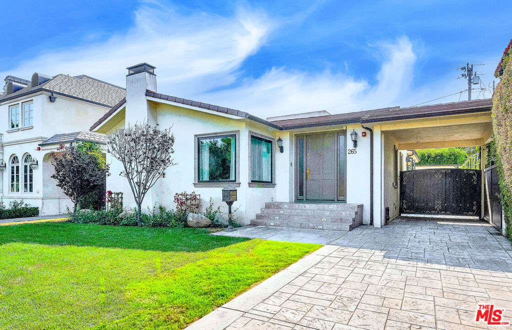 This Gorgeous 1 story home was totally gutted and remodeled in 2015.  It features total of 4 bedrooms and 4 baths, the main house consists of 3 bedrooms and 3 baths and there is a detached guesthouse with bathroom, Large living room with fire place, large gourmet kitchen with center inland, granite counter tops and stainless steel built-ins.  Primary suite with walk-in closet, primary bathroom with double sink, all other bedrooms are very generous in size, very light and bright, brand new hardwood floors throughout, recessed lighting, A/C, smart home system, sound system, Beverly Hills school district, grassy back yard with built-in BBQ and Jacuzzi tub, quiet tree lined street. Nothing like this on the market, must see. Open Sunday 8/25 2-5 pm and Tuesday 8/27 11-2pm.